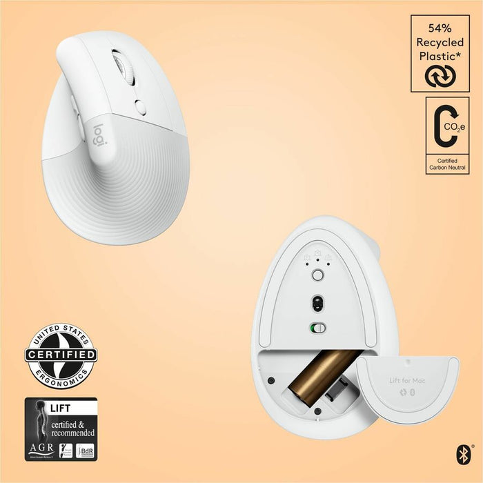 Logitech Lift for Mac (Off-white)