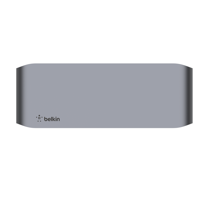 Belkin Thunderbolt 4 Laptop Docking Station - USB C Hub - USB C Docking Station for MacBook & Windows, 90W Power Delivery, Single 8K or Dual 4K Display, w/ Thunderbolt, HDMI, Ethernet, SD and Audio Ports Top View.