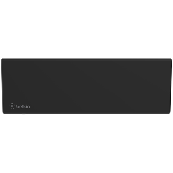 Belkin Triple Display DisplayLink Docking Station Hub with 3 HDMI Ports, 2 DisplayPorts for Triple 4K Display with 85W Power Delivery, Gigabit Ethernet, 3.5mm Mic/Speaker, 1 USB-C and 5 USB-A Ports top view