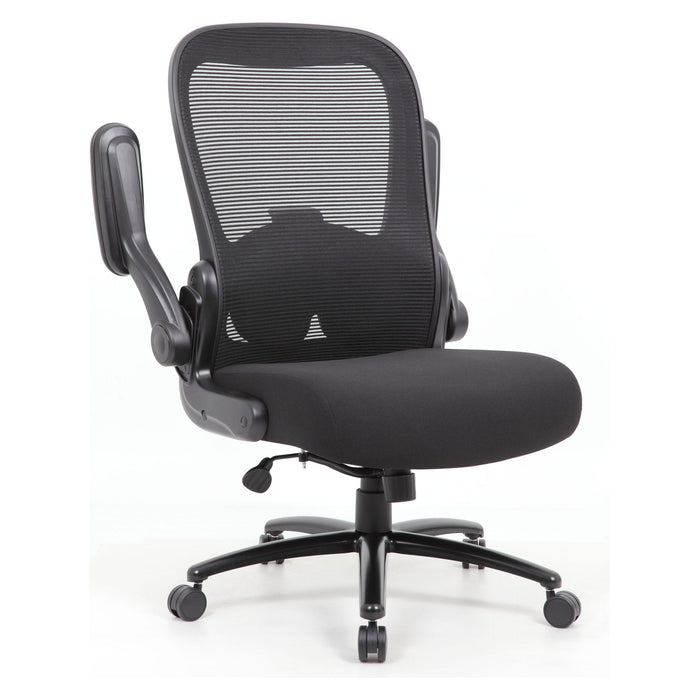 Boss Heavy Duty Flip Arm Mesh Task Chair