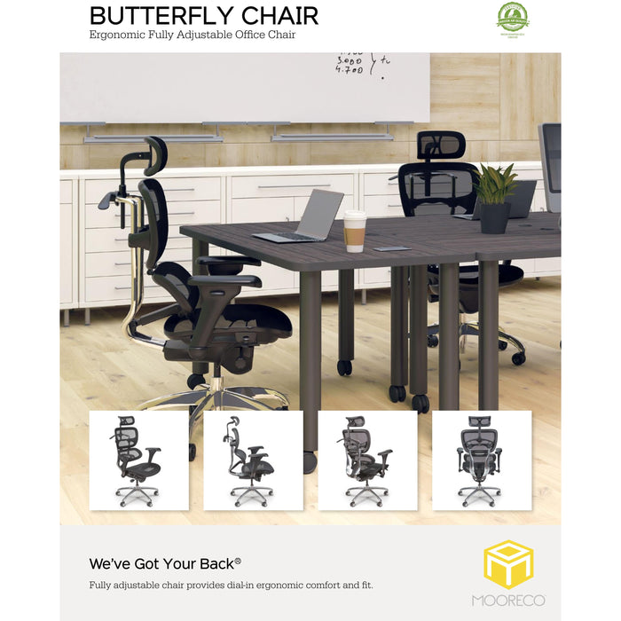 MooreCo Butterfly Ergonomic Executive Chair