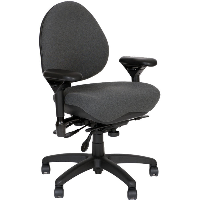 BodyBilt Classic 700 Mid-Back Task Chair Black