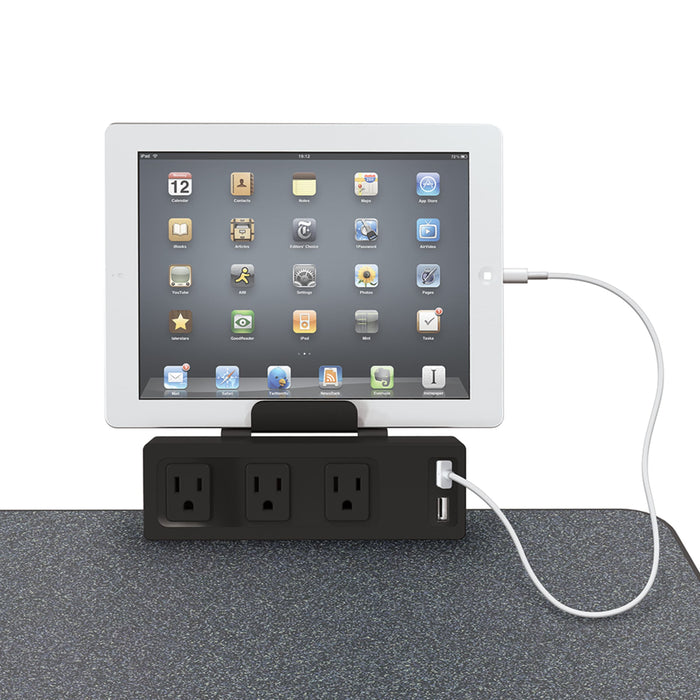 MooreCo Clamp Mount Outlet & USB Charger