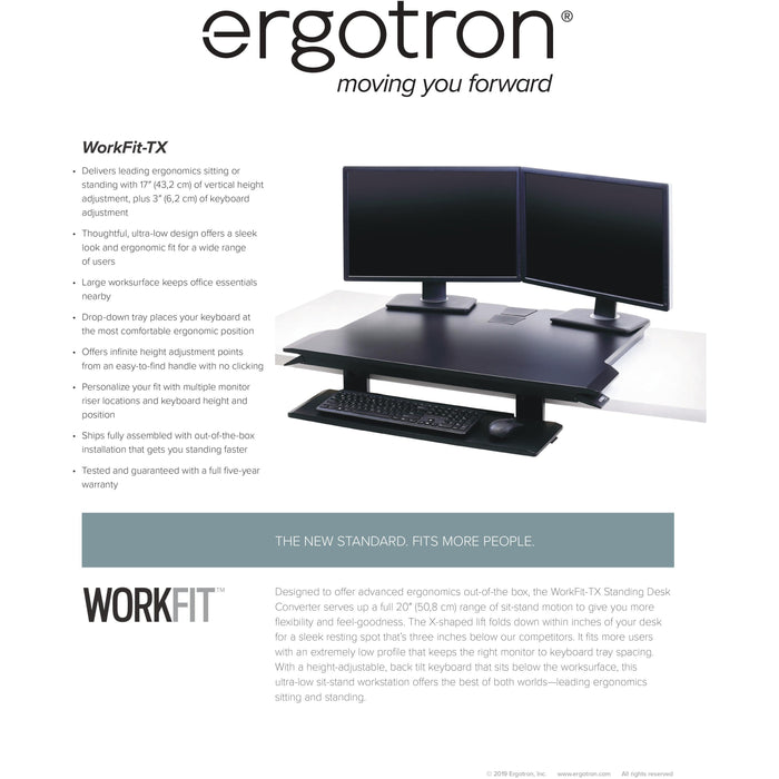 Ergotron WorkFit-TX Standing Desk Converter