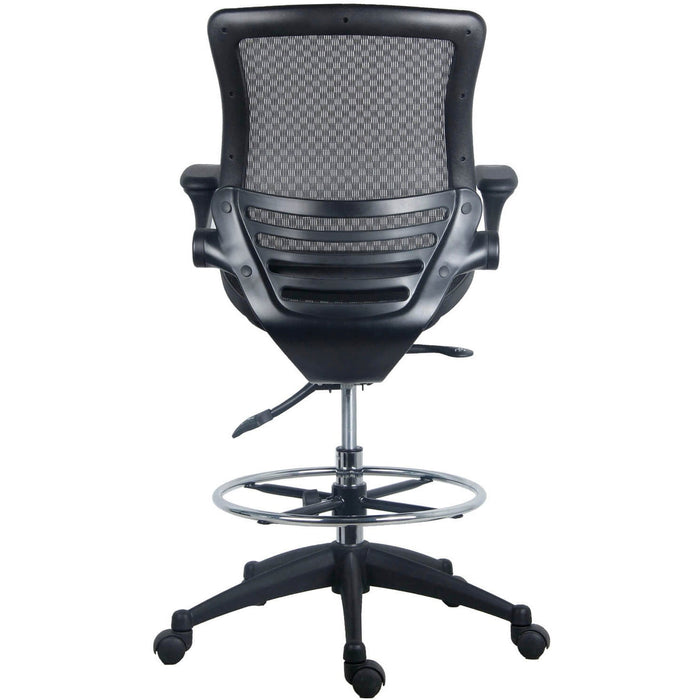 Harwick Evolve All Mesh Heavy Duty Drafting Chair Dark Knight Edition Rear