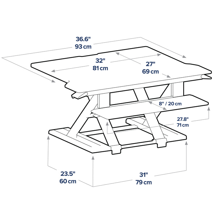 Ergotron WorkFit-TX Standing Desk Converter