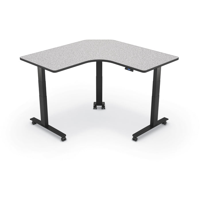 MooreCo Elate Electric Height Adjustable Desk (3-LEG Corner)