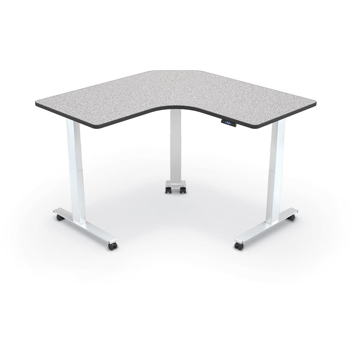MooreCo Elate Electric Height Adjustable Desk (3-LEG Corner)