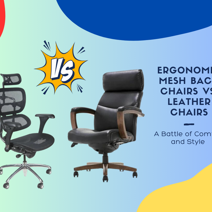 Ergonomic Mesh Back Chairs vs. Leather Chairs: A Battle of Comfort and Style