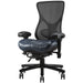 BodyBilt Aircelli 24/7 ergonomic chair, Navy colored seat, 45 degrees right front view view