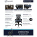 Aircelli 24/7 product sheet with pictures of chair