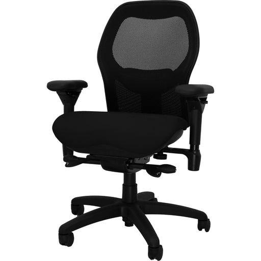 BodyBilt Sola Task Chair R2608 Black Front side view