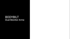 BodyBilt Keynote Core Dual Monitor Arms video