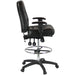 Harwick Premium Leather Drafting Chair with Arms 100KL Side