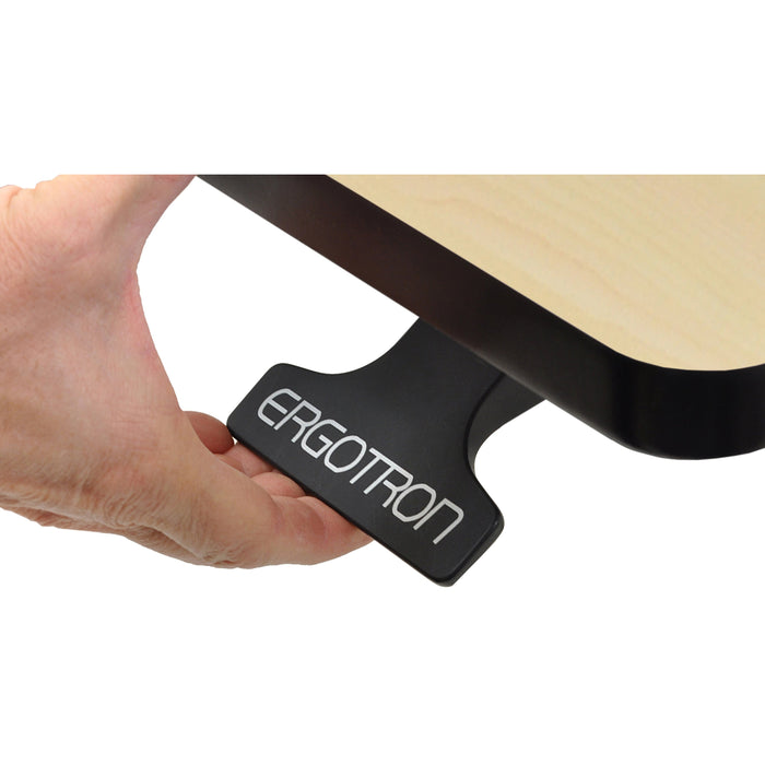 Ergotron WorkFit-D Sit-Stand Desk Birch Lift Paddle