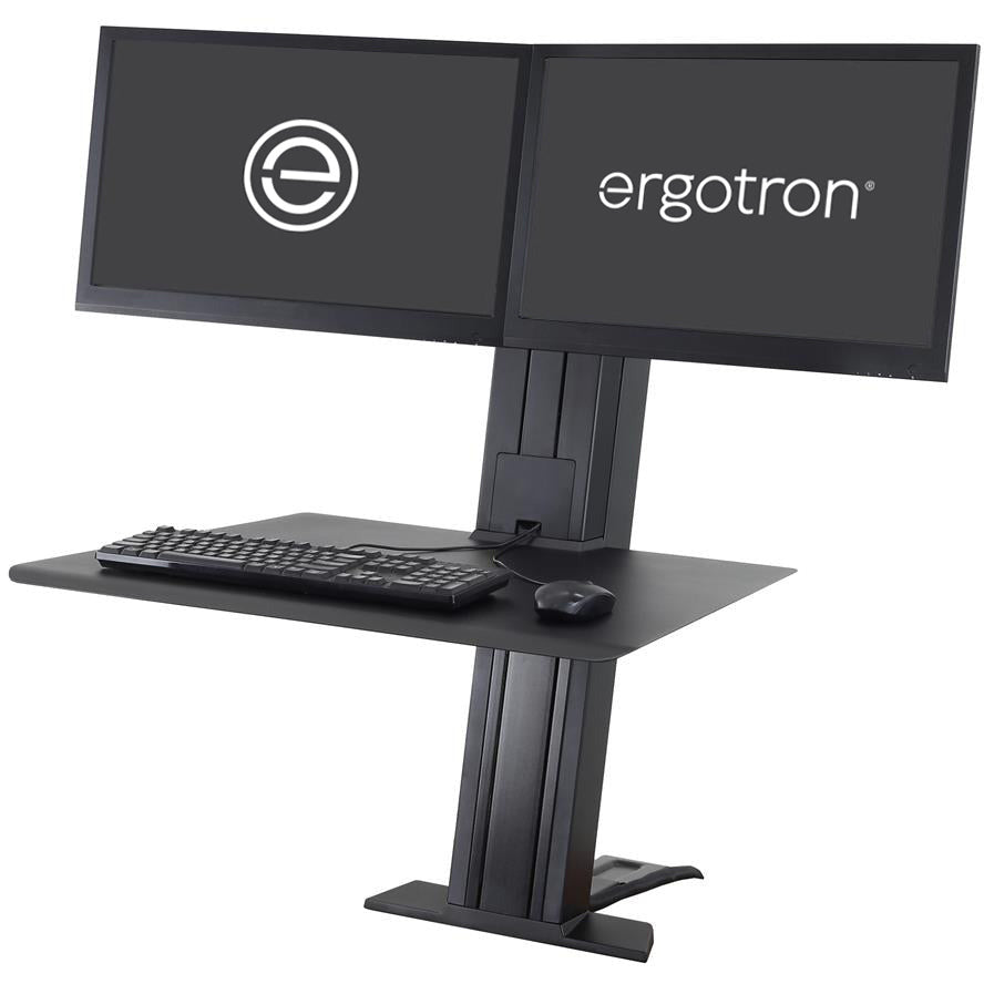 Ergotron WorkFitSR, Dual Monitor, Standing Desk Workstation — The Ergo