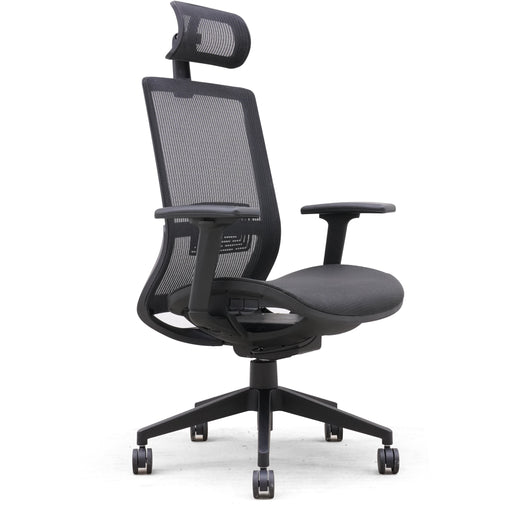 Boss Mesh Chair, "The Breeze" with Headrest Right Front