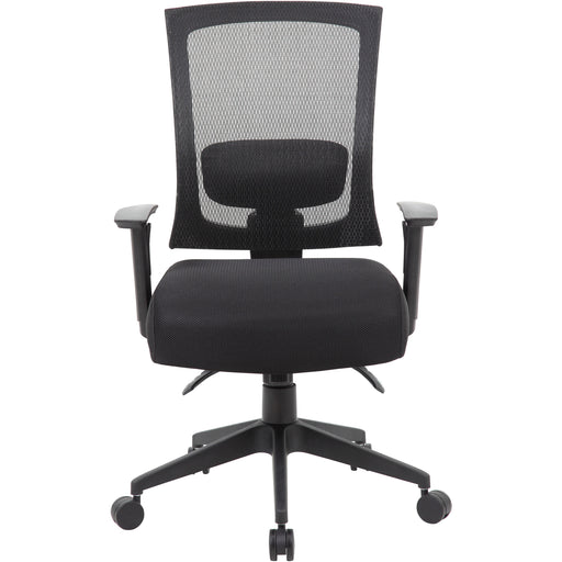 Boss Mesh Back 3 Paddle Task Chair with Seat Slider Front