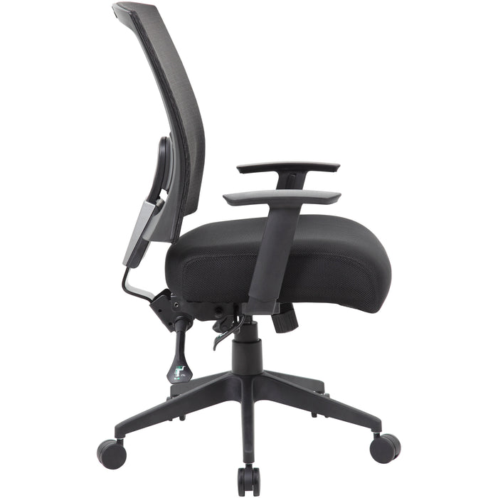 Boss Mesh Back 3 Paddle Task Chair with Seat Slider Side